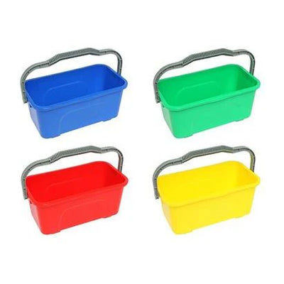 FILTA Window & Flat Mop Bucket 12 L - Blue / Green / Red
