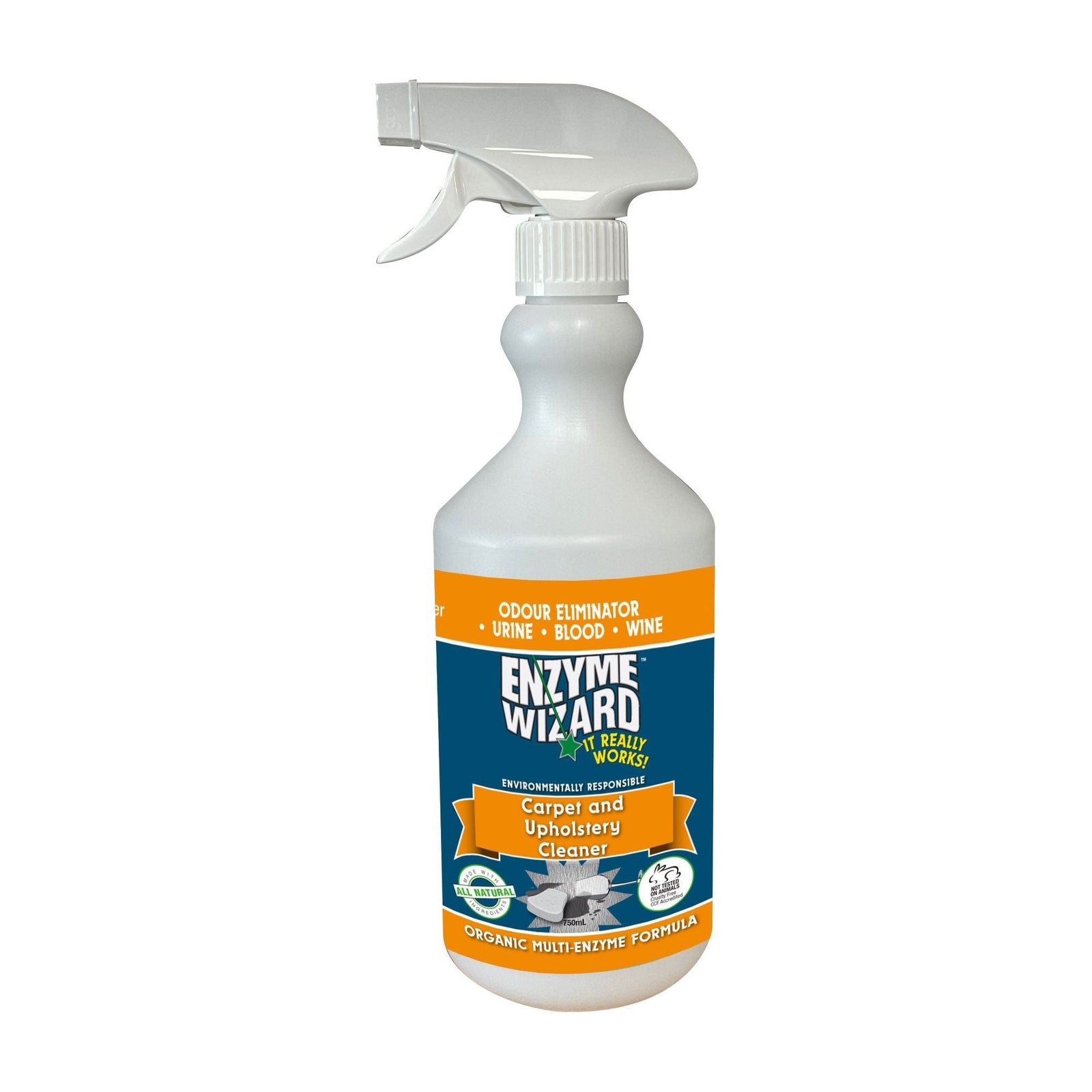 Enzyme Wizard Carpet & Upholstery Cleaner 750 ml / 5 L