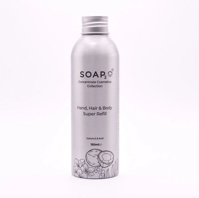 Soap₂O 3-in-1 Gel SuperRefill - Hair, Hand and Body Gel Soap