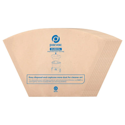 PACVAC Velo 2nd Gen Paper Vac Bags 10 Pack