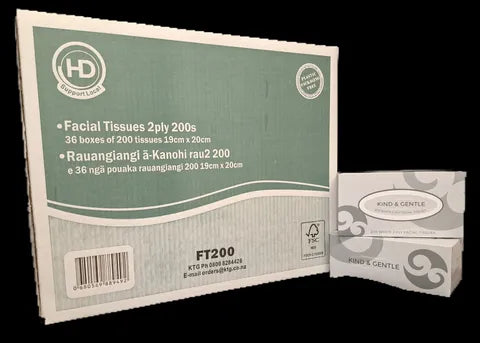 HD Premium 2ply Facial Tissues 200s and 100s