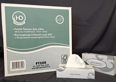 HD Premium 2ply Facial Tissues 200s and 100s